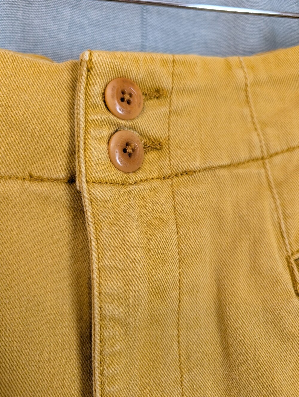 Mustard Wide-Leg Pants - Picture 3 of 8